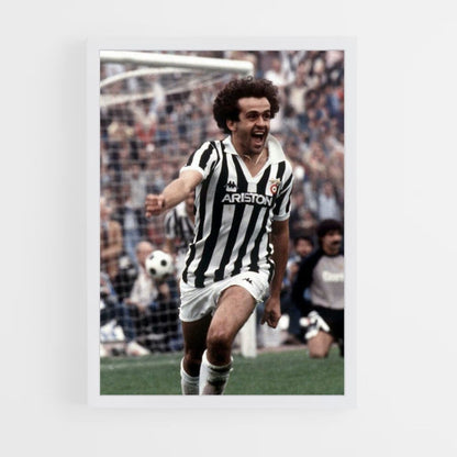 Cartel Michel Platini Jugador