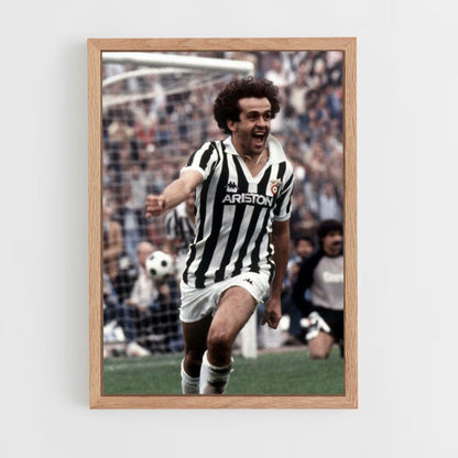 Cartel Michel Platini Jugador