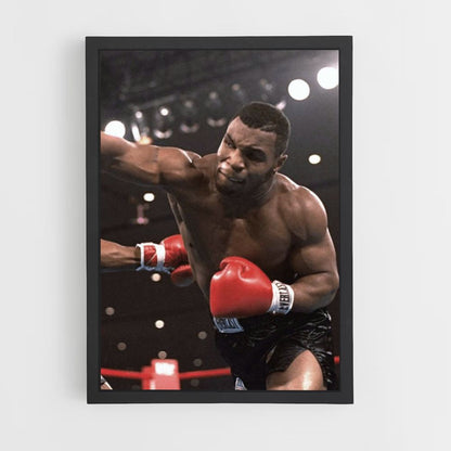 Póster Mike Tyson Golpe