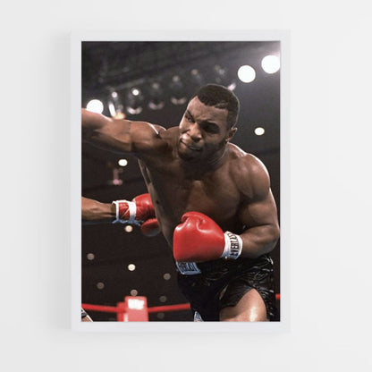 Póster Mike Tyson Golpe