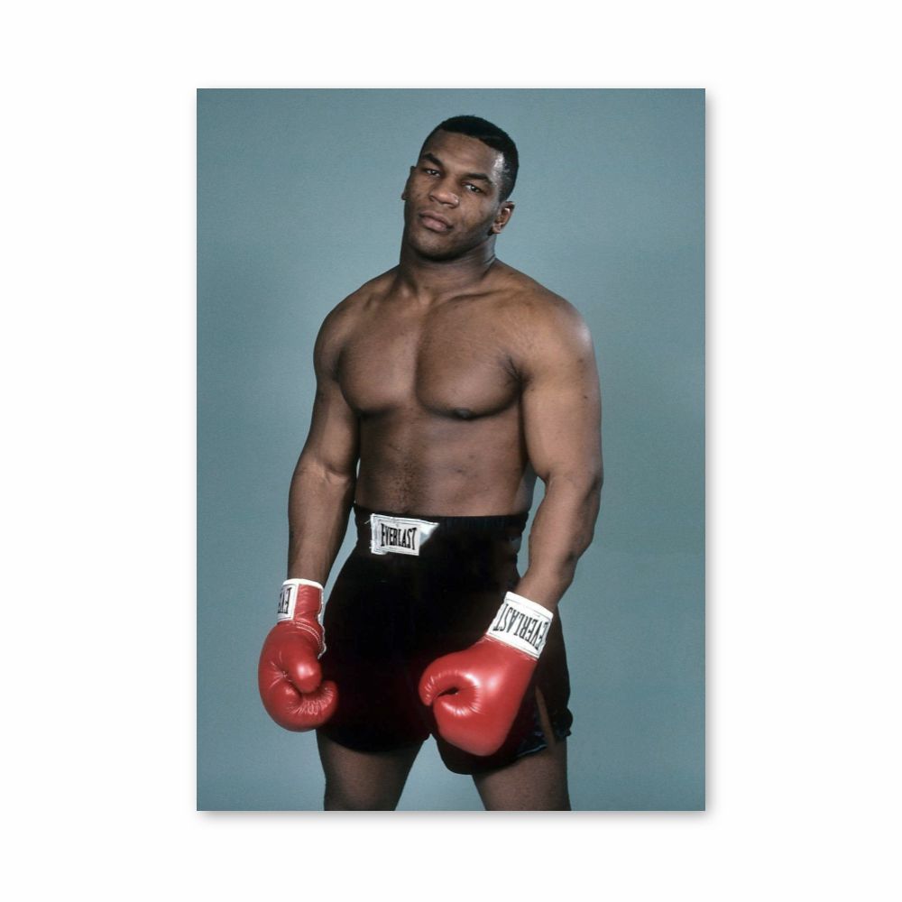 Póster Mike Tyson joven