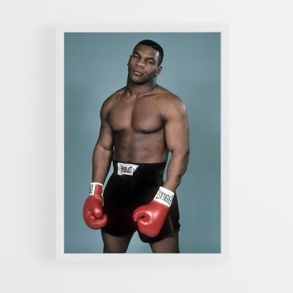 Póster Mike Tyson joven