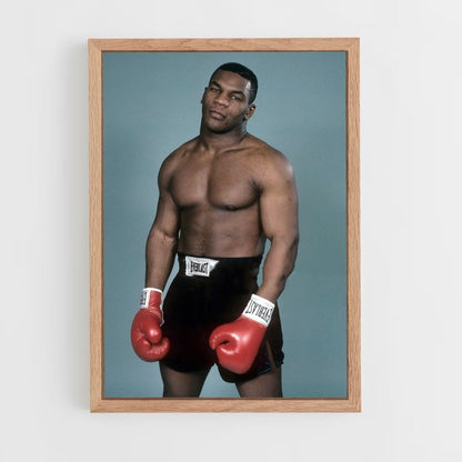 Póster Mike Tyson joven