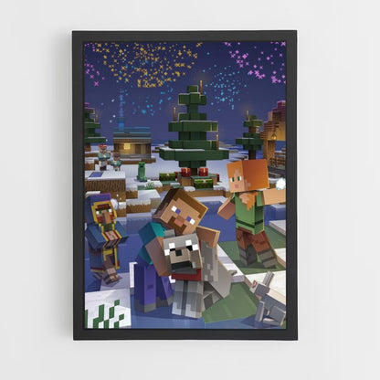 Póster Perro Minecraft