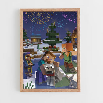 Póster Perro Minecraft