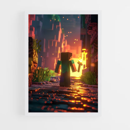 minecraft-17 cadre Blanc