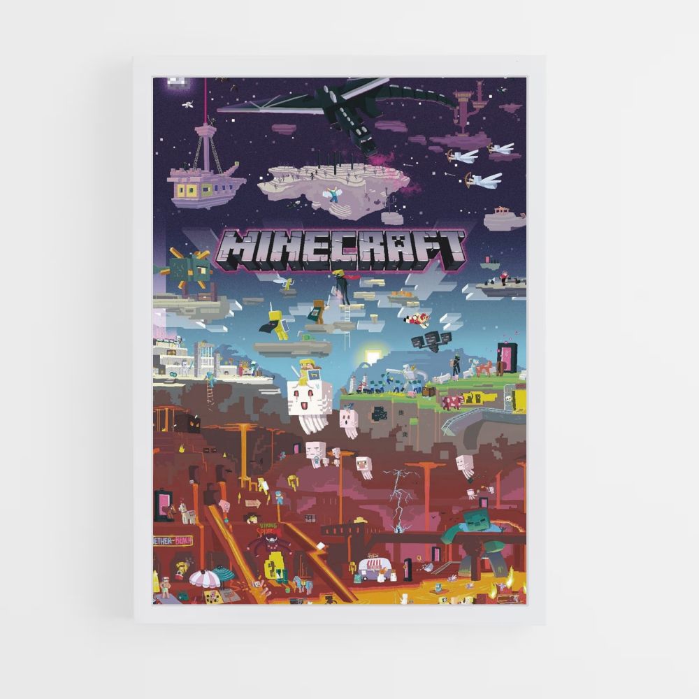 Póster Juego Minecraft