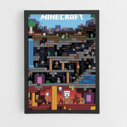 Póster Mundo Minecraft