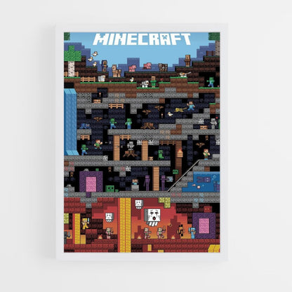 Póster Mundo Minecraft