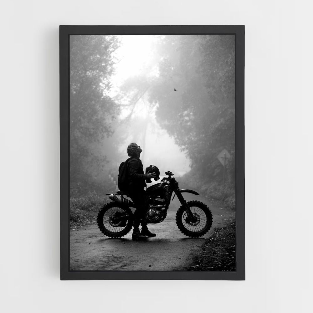 Póster Moto retro