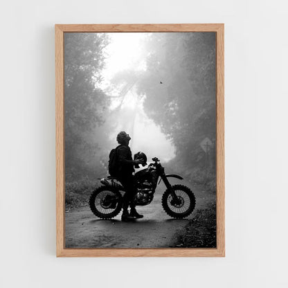 Póster Moto retro