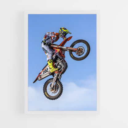 moto-cross-22 cadre Blanc
