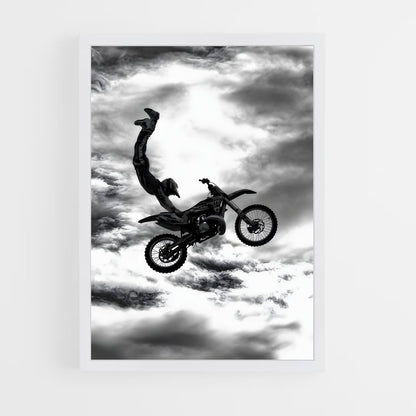 moto-cross-8 cadre Blanc