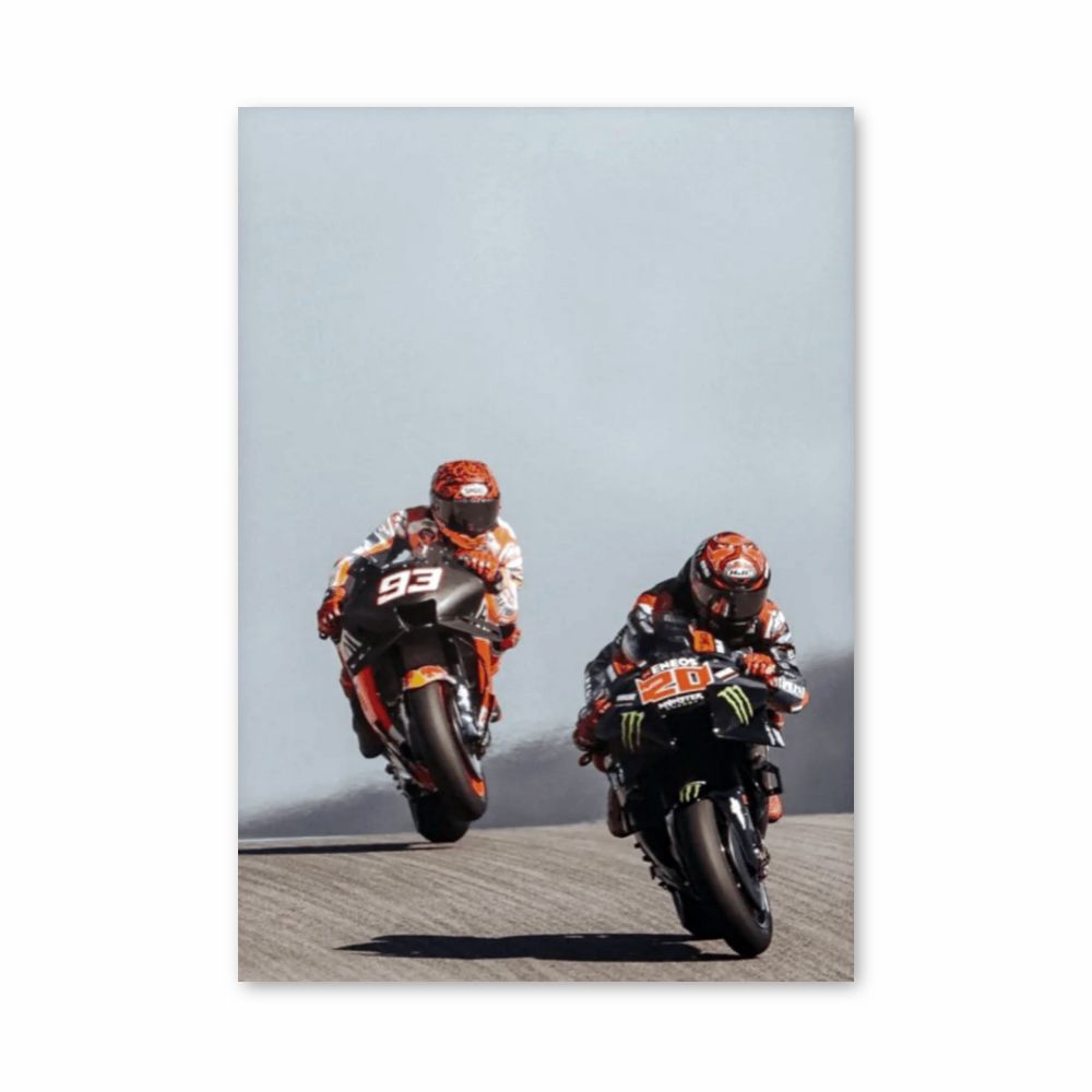 Póster Márquez x Fabio