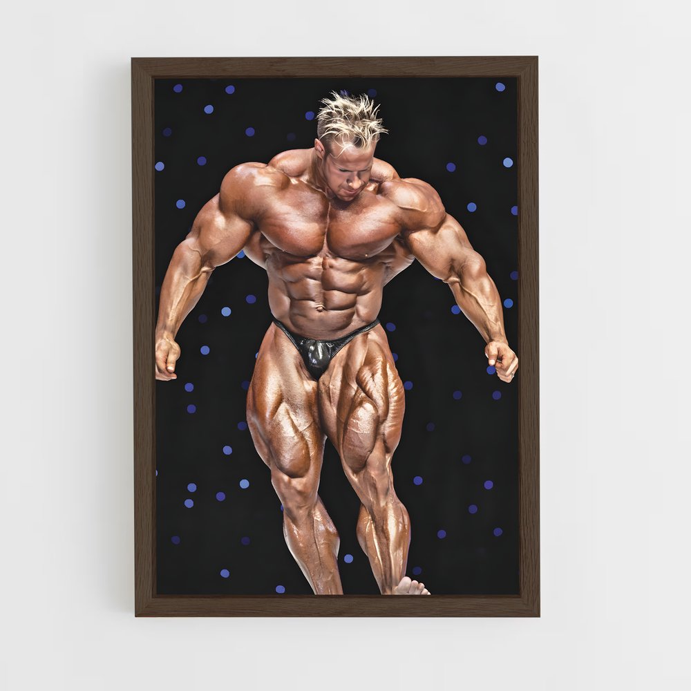 mr-olympia-1 cadre Bois foncé