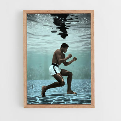 muhammad-ali-1 cadre Bois clair