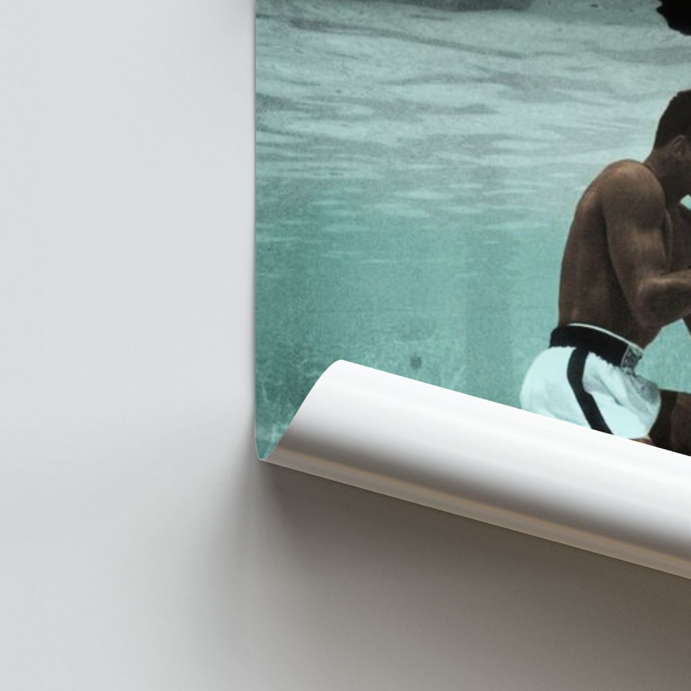 Póster Piscina de Muhammad Ali