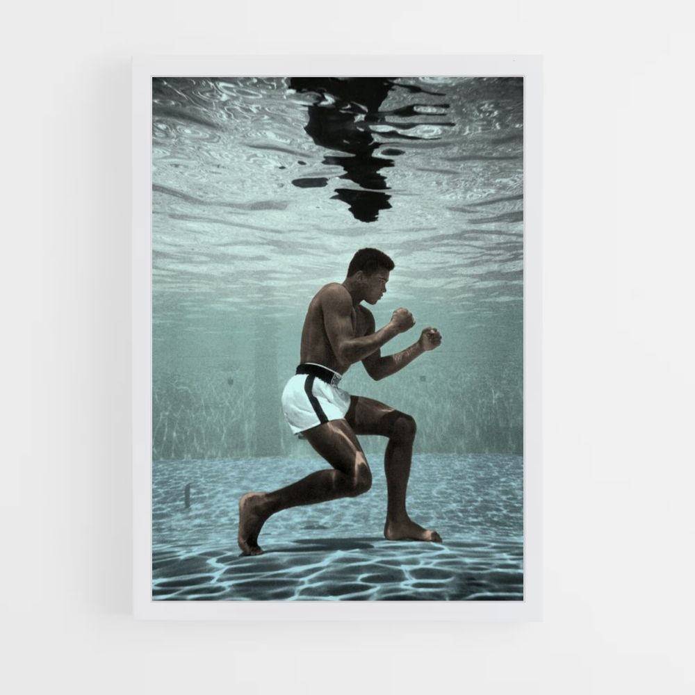 Póster Piscina de Muhammad Ali