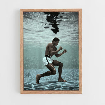 Póster Piscina de Muhammad Ali