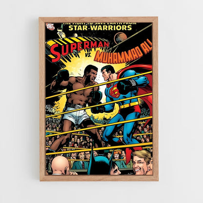 muhammad-ali-3 cadre Bois clair