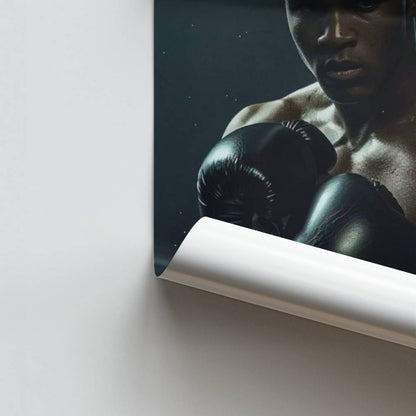 Póster Guantes de Muhammad Ali