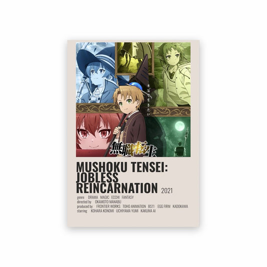 Poster Mushoku Tensei Minimaliste