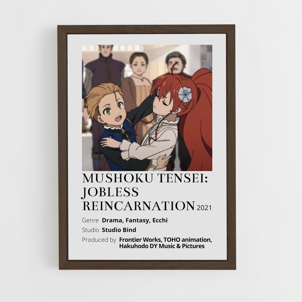 mushoku-tensei-5 cadre Bois foncé