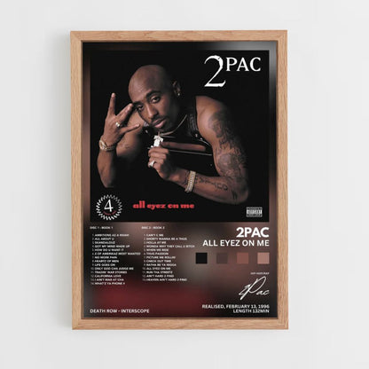 Póster 2Pac Todos los ojos puestos en mí