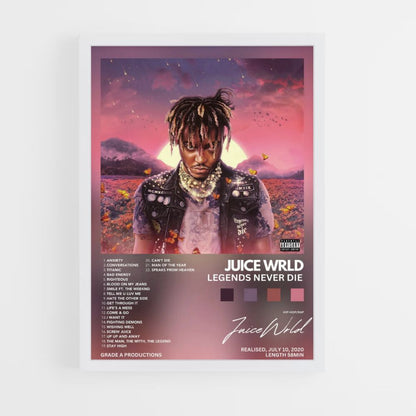 Póster Juice Wrld Legends Never Die