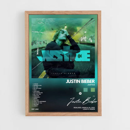 Póster Justin Bieber Justicia