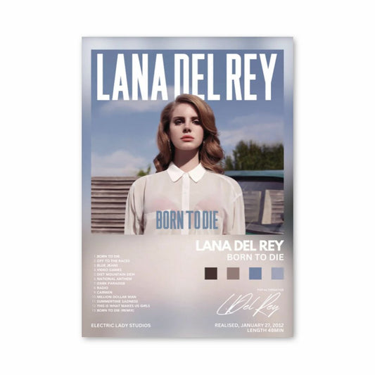 Póster Lana Del Rey Nacida Para Morir