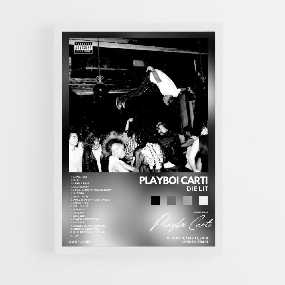 Póster Playboi Carti Die Lit