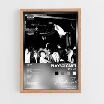 Póster Playboi Carti Die Lit