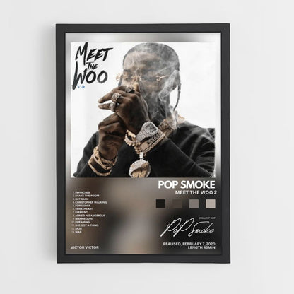 Póster Pop Smoke Conoce a Woo 2