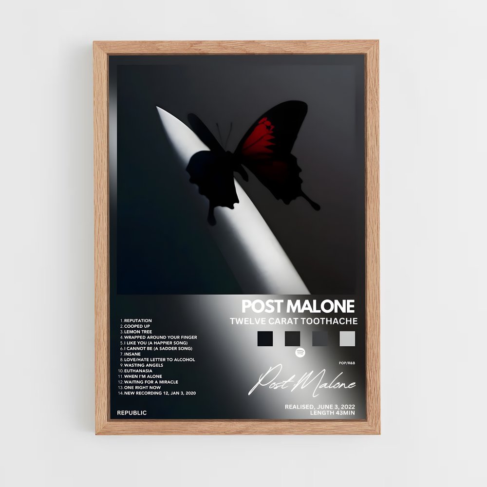music-albums-21 cadre Bois clair