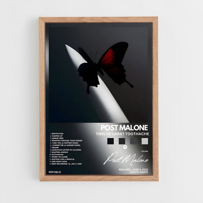 music-albums-21 cadre Bois clair