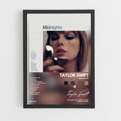 Póster Taylor Swift Medianoches