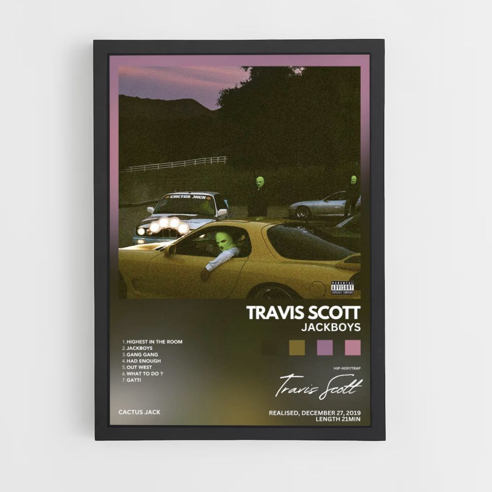 Póster Travis Scott Jackboys