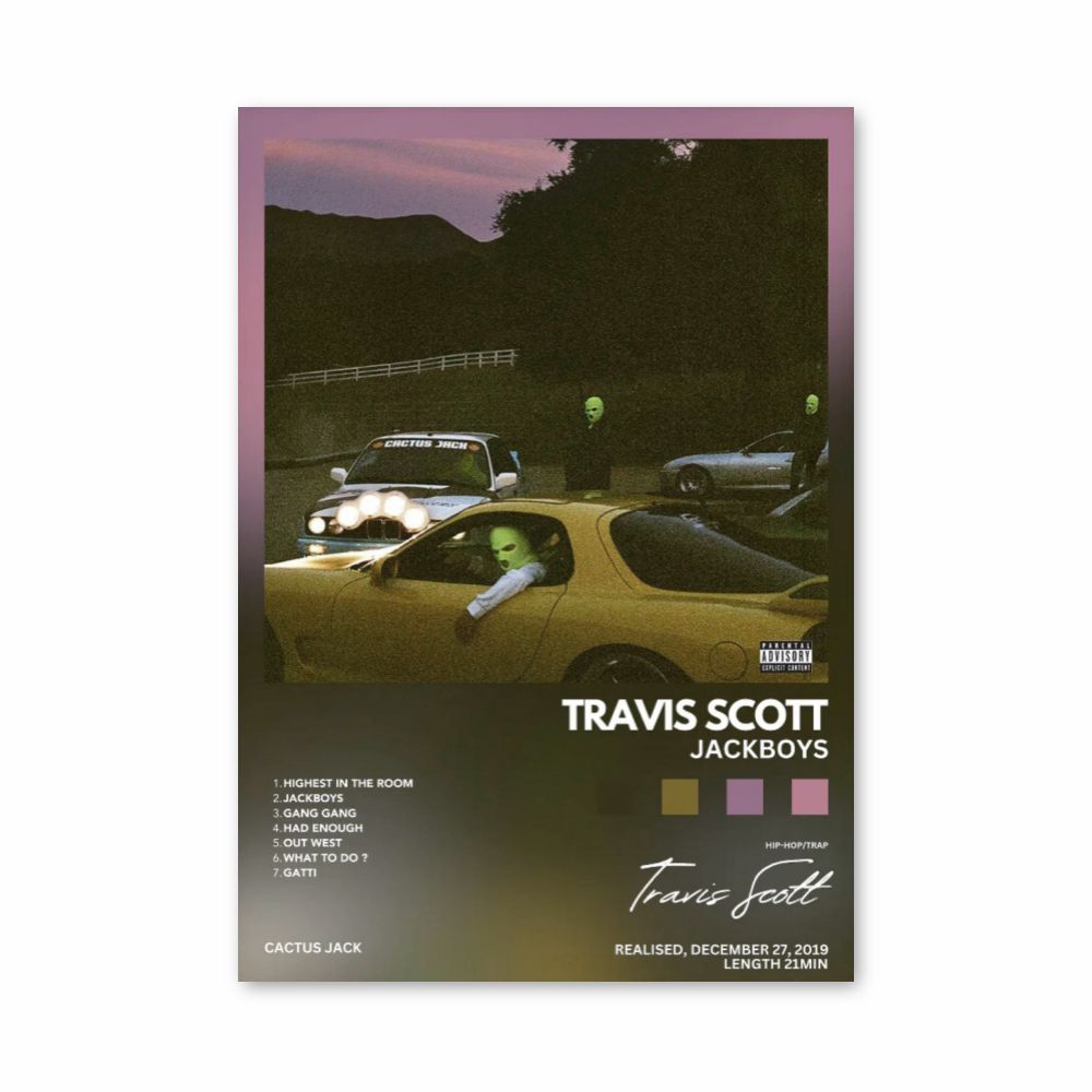 Póster Travis Scott Jackboys