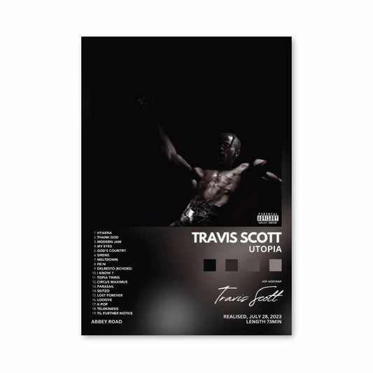 Póster Travis Scott Utopía