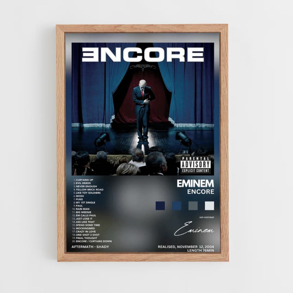 Póster Eminem Encore