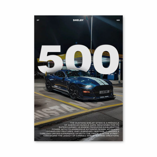 Póster Shelby 500