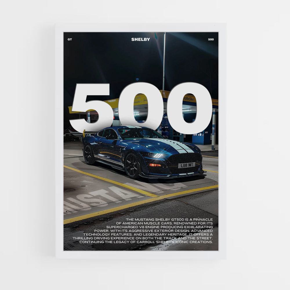 Póster Shelby 500