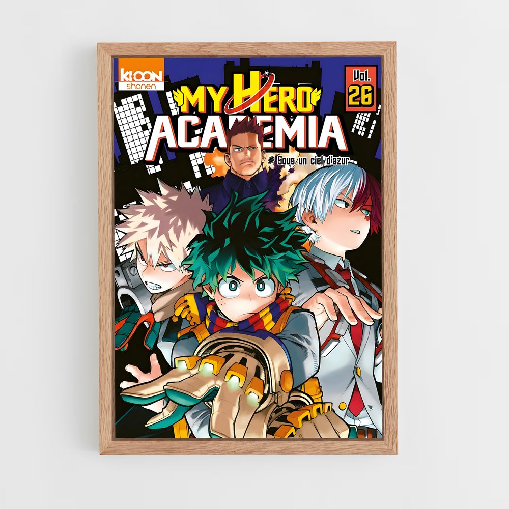 my-hero-academia-21 cadre Bois clair