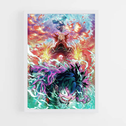 Póster Deku x Shoto x Bakugo