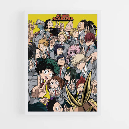 Póster Clase My Hero Academia