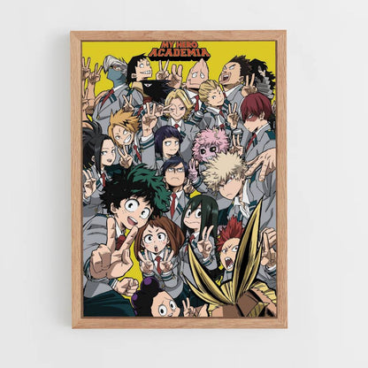 Póster Clase My Hero Academia