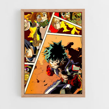 my-hero-academia-28 cadre Bois clair