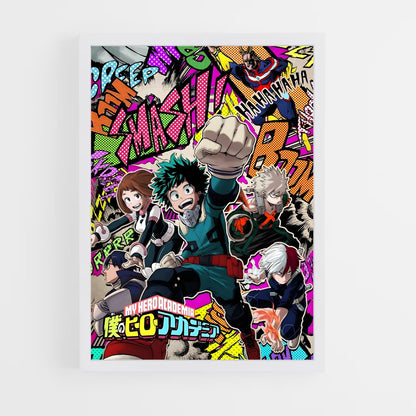 my-hero-academia-7 cadre Blanc