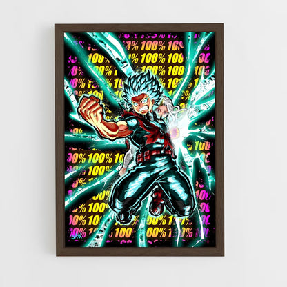 my-hero-academia-9 cadre Bois foncé